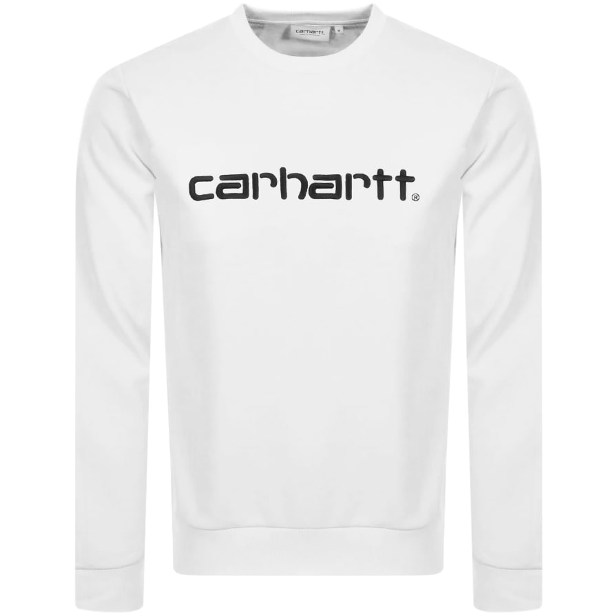 Alternative Image for ProductCarhartt Logo Sweatshirt White1